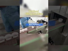 Machine de remplissage de plateaux pour aliments pour animaux de compagnie