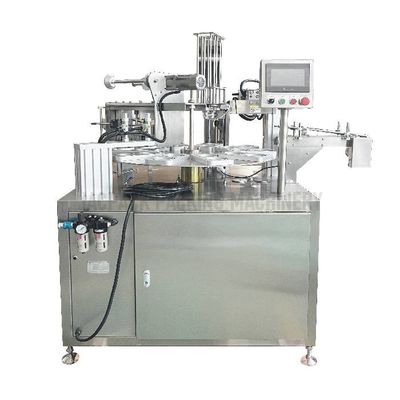 acheter 2.2KW machine de remplissage et d'étanchéité de tasse de yogourt 50-500 ml de remplissage en volume online manufacture