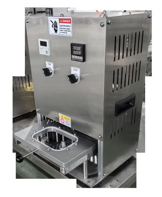 acheter Semi-automatique Foil d'aluminium Container de déjeuner scellant Pour les repas précuits commerciaux collations Desserts online manufacture