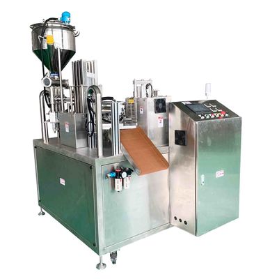 Machine de remplissage automatique de tasse rotative à scellement Cuillère à miel tasse de remplissage emballage en plastique