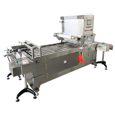 0.6-0.8Mpa machine d'étanchéité thermique de plateau alimentaire pour ligne de production automatique