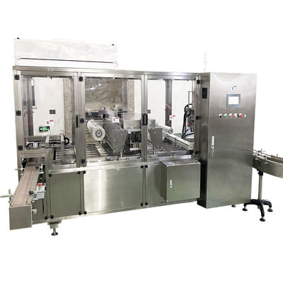 Machine automatique d'emballage de plateaux contrôlée par PLC