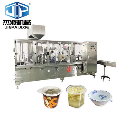 50-95mm Taille utilisation Yogurt tasse de remplissage de la machine de scellage PLC