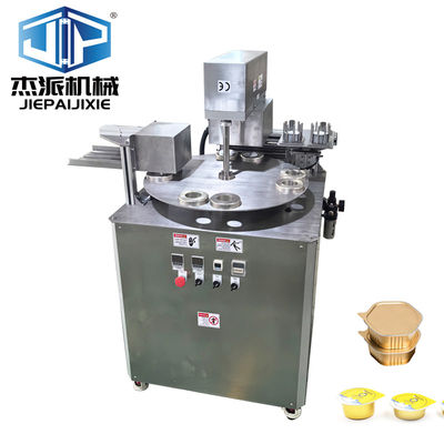 Machine de scellage de plateau alimentaire pour contenant en feuille d'aluminium personnalisable