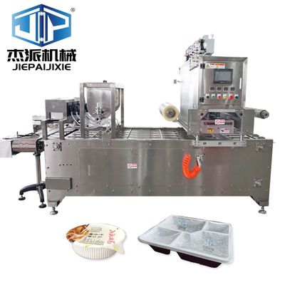 Système de commande PLC Machine automatique d'étanchéité des plateaux en argent pour les conteneurs alimentaires