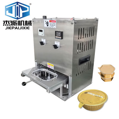 Machine de scellement automatique de plateau en feuille d'aluminium alimentaire