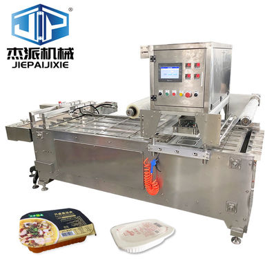 PP / plateau en papier d'aluminium Emballage Machine d'étanchéité automatique Technologie avancée pour le centre de distribution alimentaire